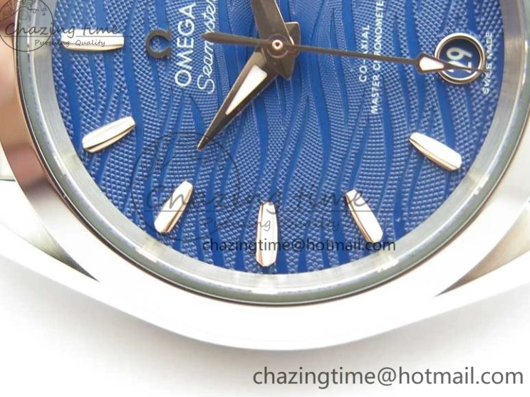 0409 Aqua Terra 150M 34mm Ladies SS VSF 1:1 Best Edition Blue Wave Dial on SS Bracelet A Reliable 7931